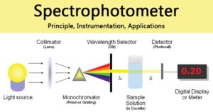 分光光度计原理，仪器仪表，应用