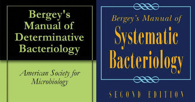 Bergey系统细菌学和确定性细菌学的手册