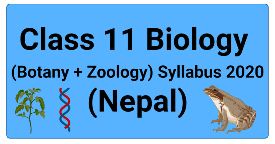 11级生物学（Botany +动物学）教学大纲2020（尼泊尔）